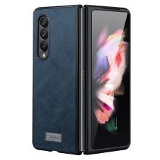 SULADA - SULADA Skyddsfodral KonstL&auml;der Samsung Galaxy Z Fold 3 5G - Bl&aring;