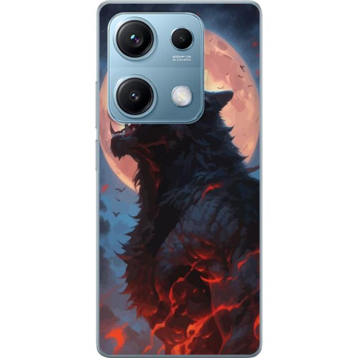 iSecrets - Mobilskal till Xiaomi Redmi Note 14S med Ylande varg