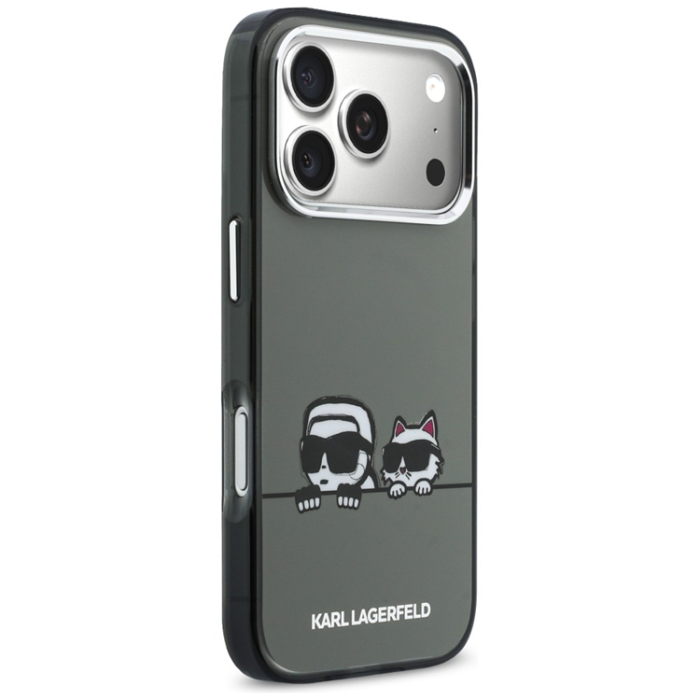 KARL LAGERFELD - Karl Lagerfeld Mobilskal För iPhone 17 Pro Magsafe IML Peekaboo Logo
