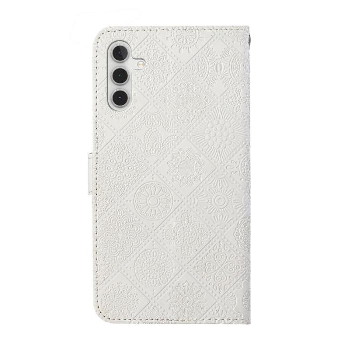 OEM - Plånboksfodral för Samsung Galaxy S26 Konstläder med rem - Vit