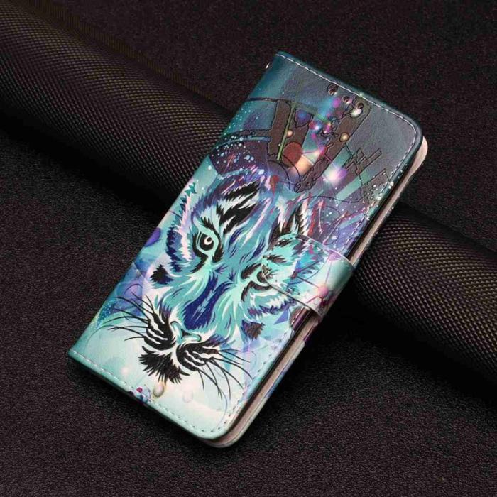 OEM - Plånboksfodral för Samsung Galaxy S26 Konstläder med rem - Wolf