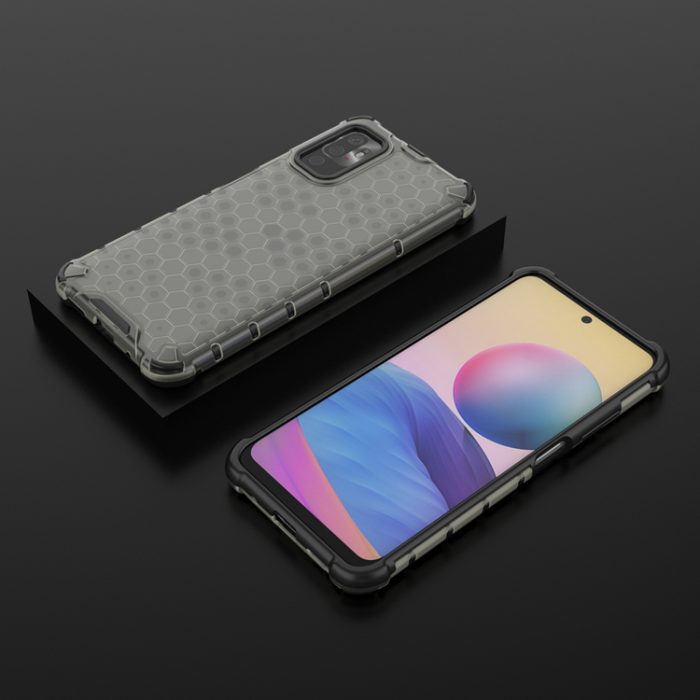 OEM - Xiaomi Redmi Note 10 5G/Poco M3 Pro Mobilskal Honeycomb - Svart