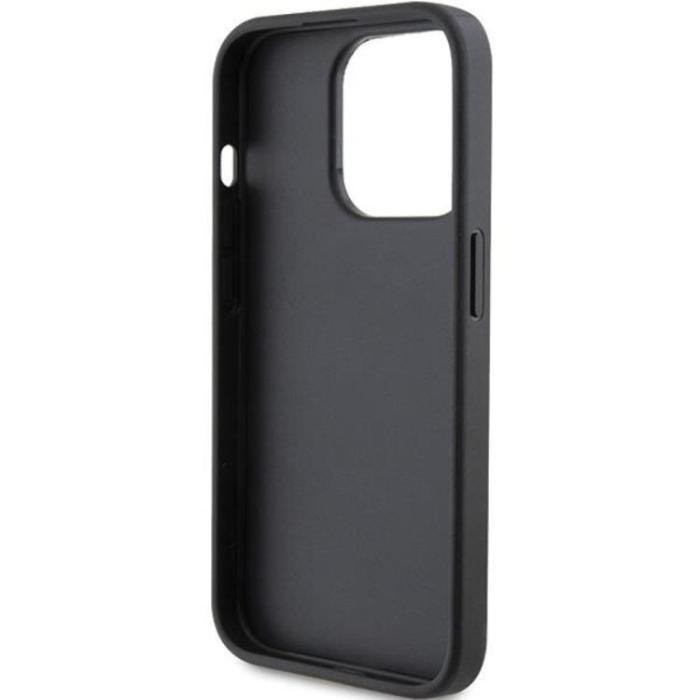 KARL LAGERFELD - Karl Lagerfeld iPhone 15 Pro Mobilskal Korthållare Metal Logo