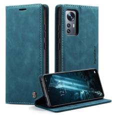 Caseme - CASEME 013 Series Konstl&auml;der Pl&aring;nboksfodral f&ouml;r Xiaomi 12 5G - Bl&aring;
