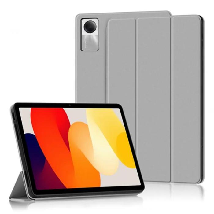 Taltech - Xiaomi Redmi Pad SE Fodral med stativ - Grå