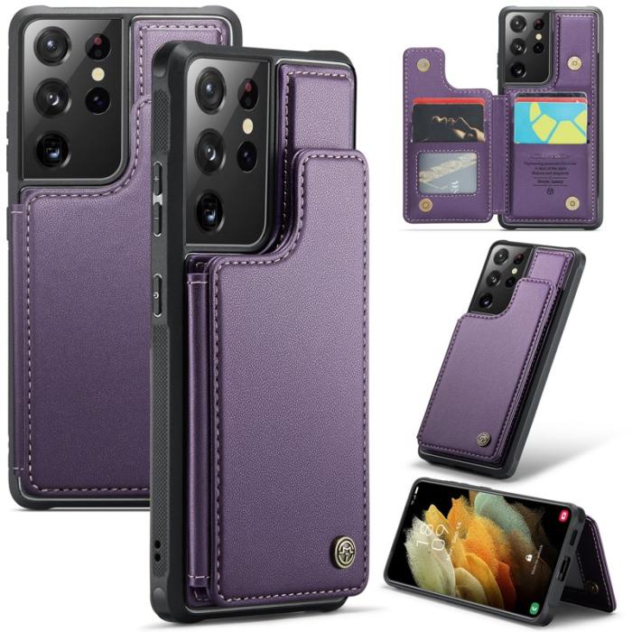 Caseme - CASEME C22 Fodral för Samsung Galaxy S21 Ultra 5G - Lila
