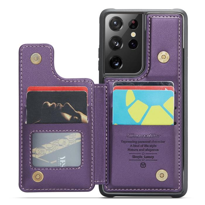 Caseme - CASEME C22 Fodral för Samsung Galaxy S21 Ultra 5G - Lila
