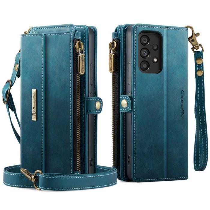 Caseme - CASEME Konstläder Plånboksfodral för Samsung Galaxy A53 5G - Grön