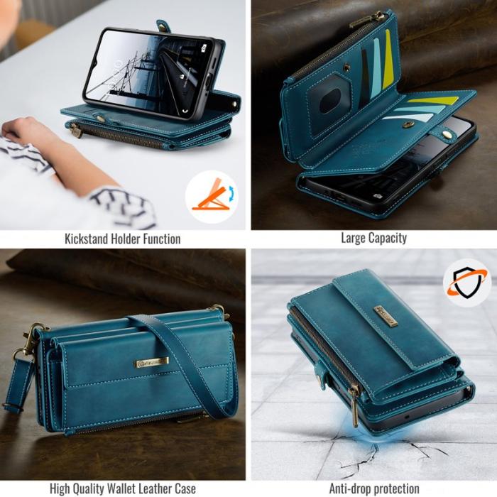 Caseme - CASEME Konstläder Plånboksfodral för Samsung Galaxy A53 5G - Grön