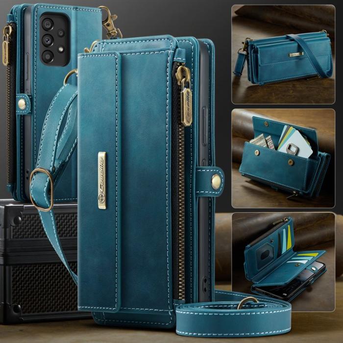 Caseme - CASEME Konstläder Plånboksfodral för Samsung Galaxy A53 5G - Grön