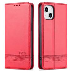 AZNS - AZNS iPhone 14 Plus Pl&aring;nboksfodral Konstl&auml;der - R&ouml;d