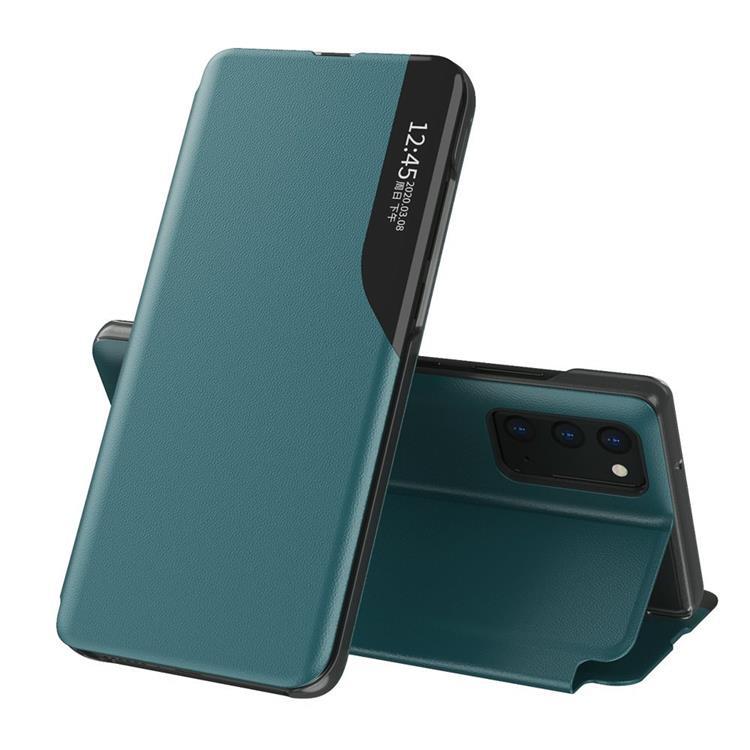 Eco Leather View Fodral Galaxy A72 - Grön