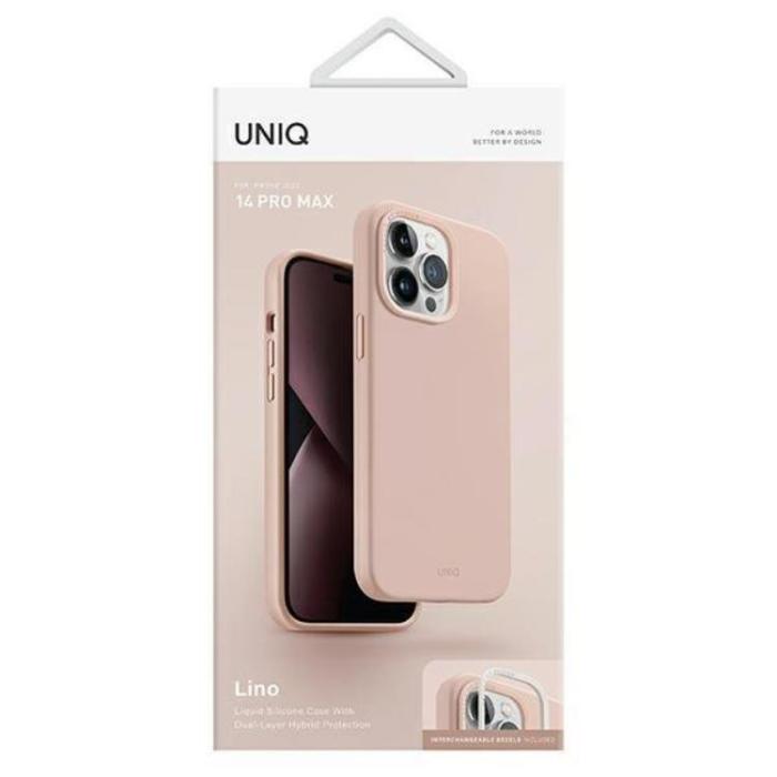 UNIQ - Uniq iPhone 14 Pro Max Mobiskal Lino - Rosa