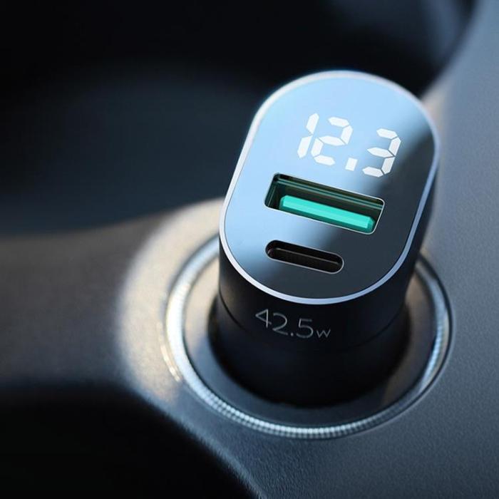 UTGATT5 - Joyroom C-A17 Snabb Billaddare USB-C 42,5W PD - Silver