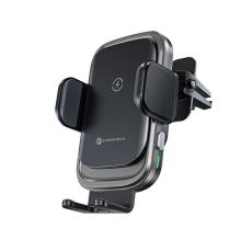 Forcell - Forcell Bilh&aring;llare till Luftventil med 15W Tr&aring;dl&ouml;s Laddning F-24 - Svart