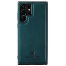 DG.MING - DG.MING Mobilskal till Samsung Galaxy S24 Ultra L&auml;der+PC+TPU Gr&ouml;n
