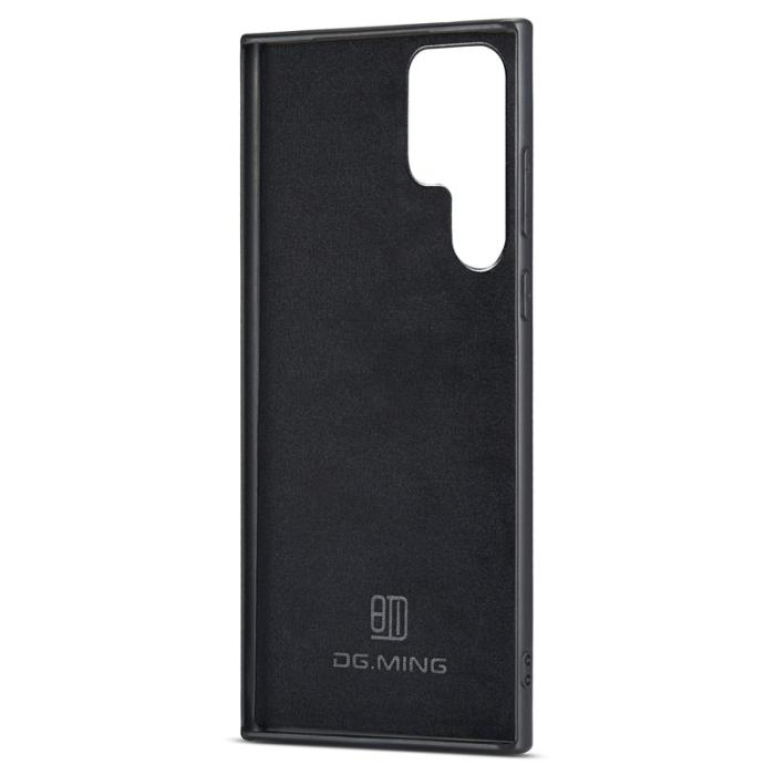 DG.MING - DG.MING Mobilskal till Samsung Galaxy S24 Ultra Läder+PC+TPU Brun