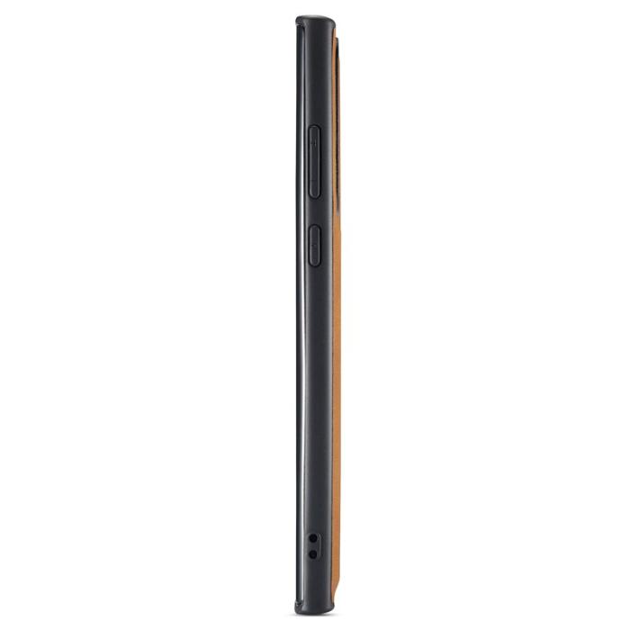 DG.MING - DG.MING Mobilskal till Samsung Galaxy S24 Ultra Läder+PC+TPU Brun