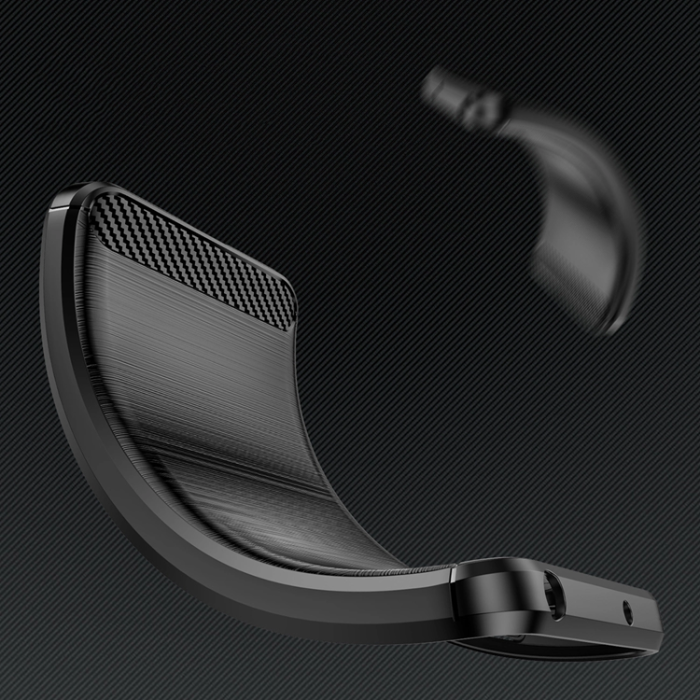 OEM - iPhone 16 Pro Max Mobilskal Silikon Carbon - Svart