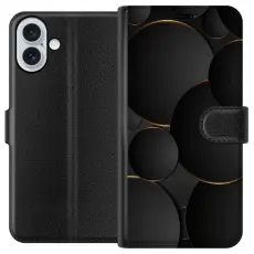 Gustaf - Pl&aring;nboksfodral till Apple iPhone 16 Plus med Lyxig Cirklar