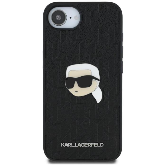 KARL LAGERFELD - Karl Lagerfeld iPhone 16e Mobilskal Monogram Karl Head Pin