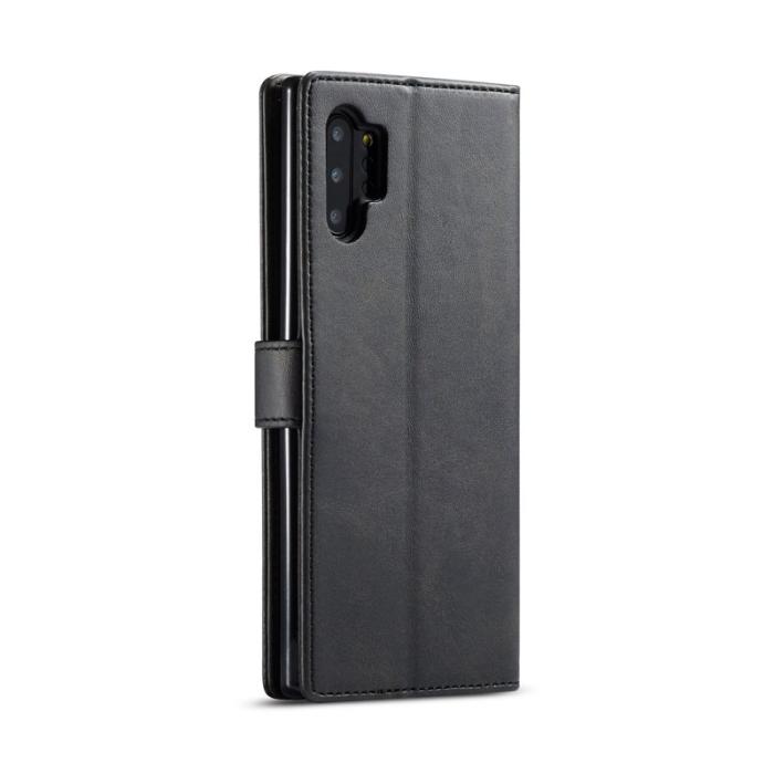 LC.imeeke - LC.IMEEKE Wallet Design för Samsung Galaxy A32 5G - Svart