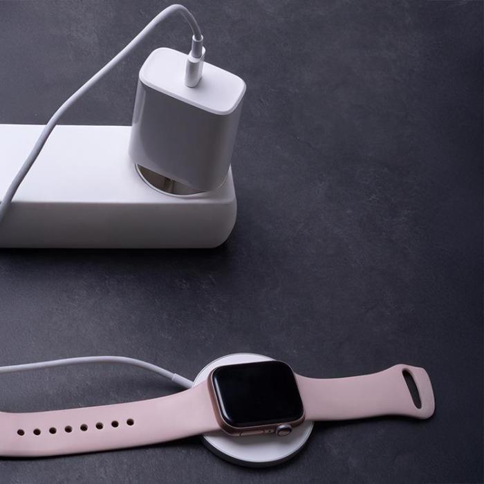 Forever - Forever 3i1 MagSafe Trådlös Laddare 15W Magnetisk MAWC-400 Vit