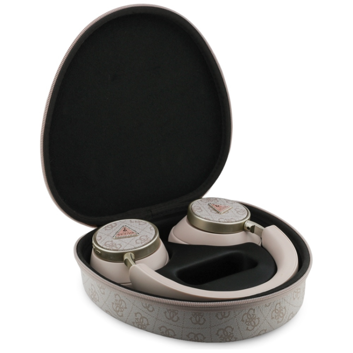 Guess - Guess Over-Ear Hörlurar ENC Bluetooth 4G Triangle Logo - Rosa