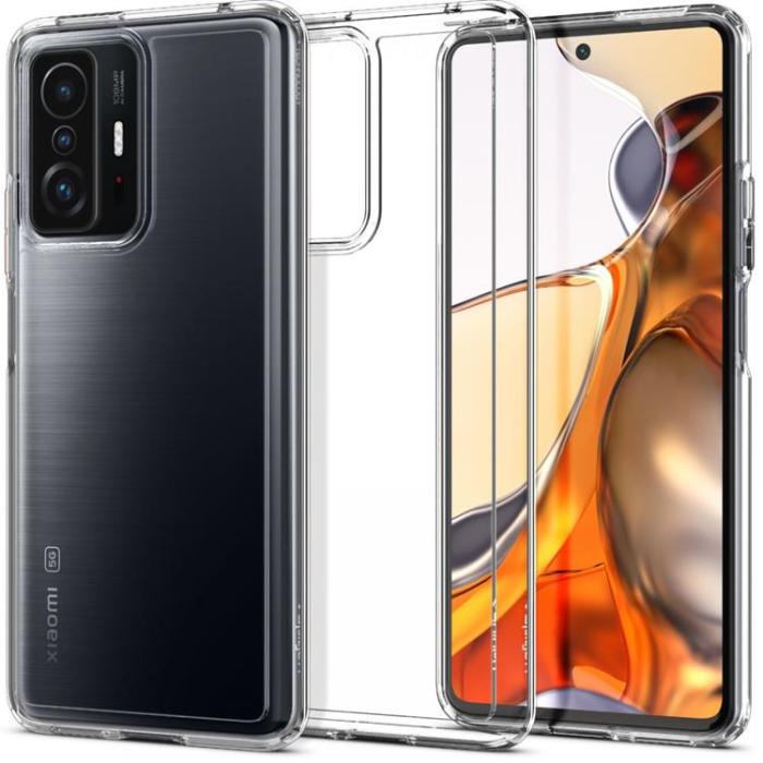UTGATT1 - Spigen Ultra Hybrid Skal Xiaomi 11t 5g / 11t Pro 5g - Crystal Clear