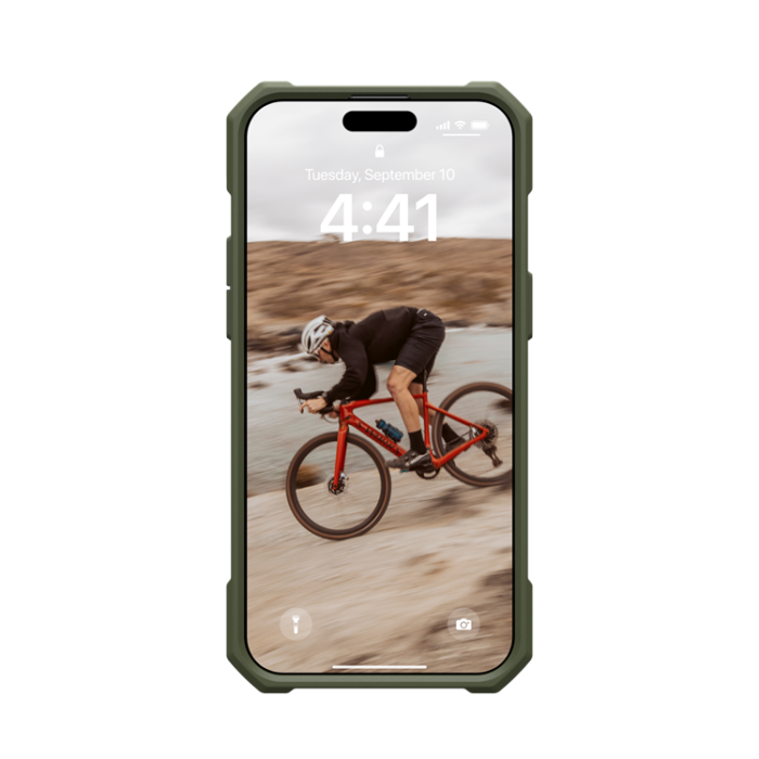UAG - UAG iPhone 15 Pro Max Mobilskal Magsafe Essential Armor - Olive Drab