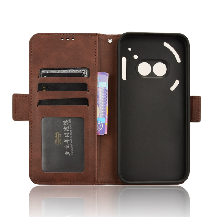 A-One Brand - Nothing Phone (2a) Plus/(2a) Plånboksfodral Läder - Brun