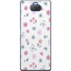 iSecrets - Mobilskal till Sony Xperia 10 Plus med Blommor och fjärillar