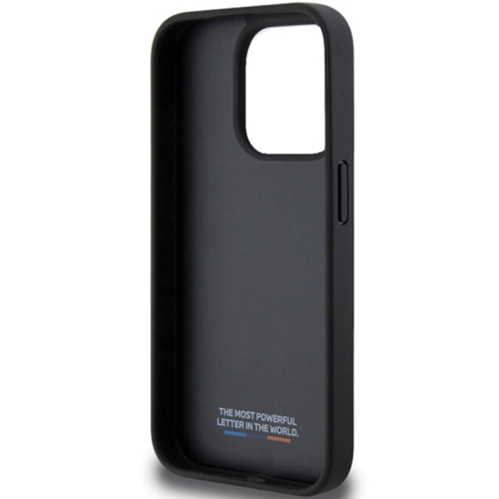 BMW - BMW iPhone 15 Pro Mobilskal Perforated Tricolor Line