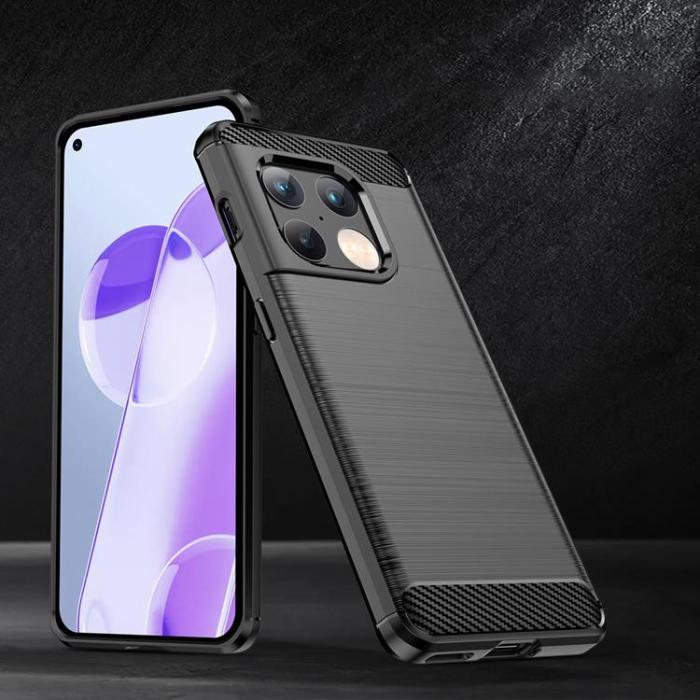 UTGATT1 - Carbon Flexible Skal OnePlus 10 Pro - Svart