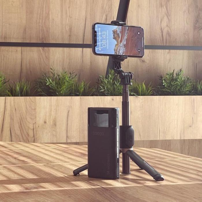 Wozinsky - Wozinsky Selfie Stick Stativ - Svart