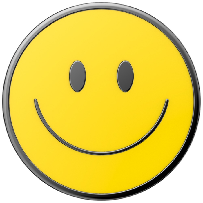 PopSockets - PopSockets PopTop Combo Enamel Be Happy Mobilgrip och stativ