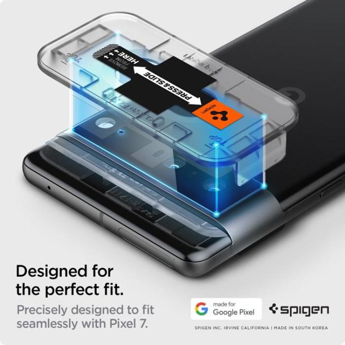 UTGATT1 - [2-Pack] Spigen Google Pixel 7 Linsskydd Härdat Glas - Svart