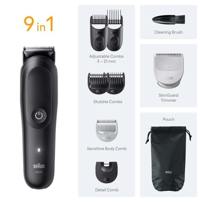 Braun - Braun All-in-One Series 5 9in1 Grooming Kit Styler 5540