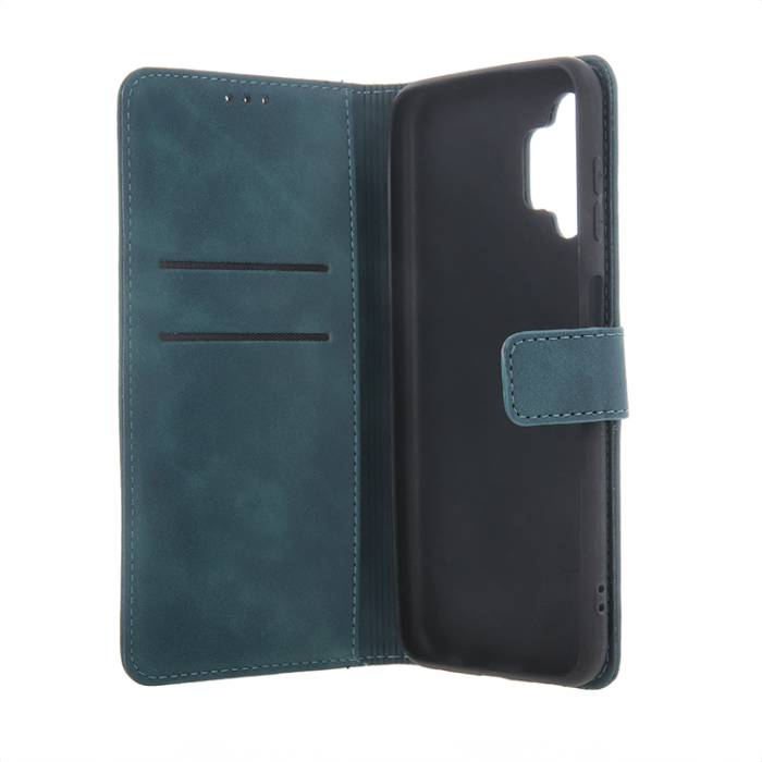 OEM - Galaxy S24 Plånboksfodral Velvet - Mörkgrön