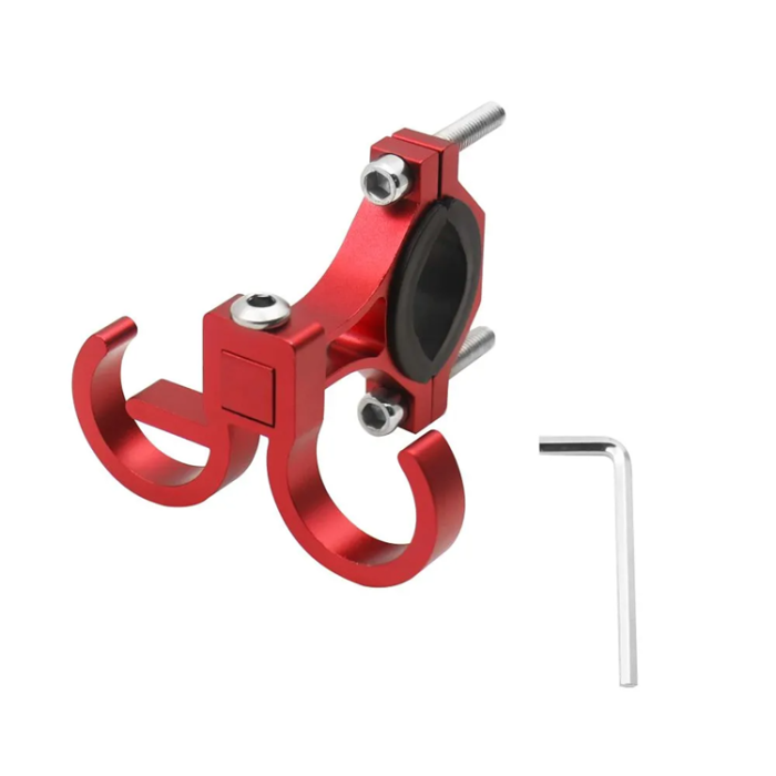 OEM - Cykel/Skoter Shopping Handle Hook Aluminum - Röd