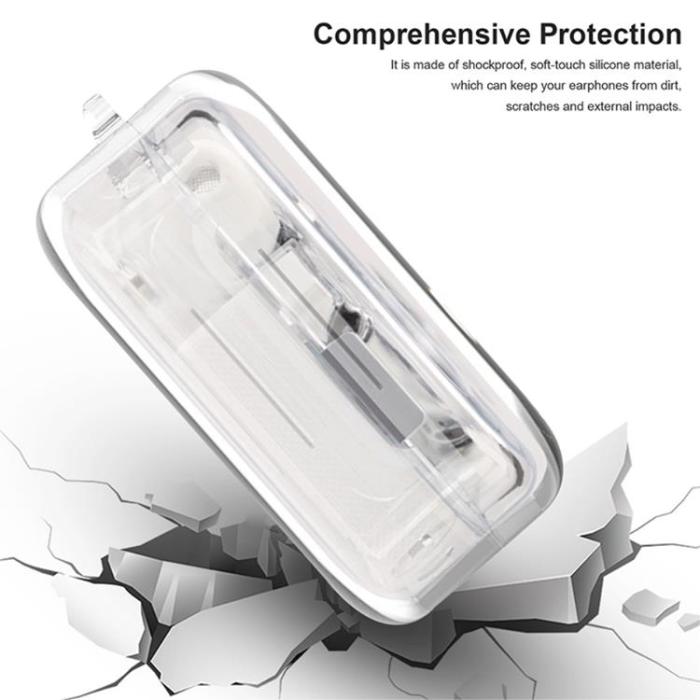 A-One Brand - Nothing Ear 1 Skal Hörlurar Drop-proof Silikon - Transparent