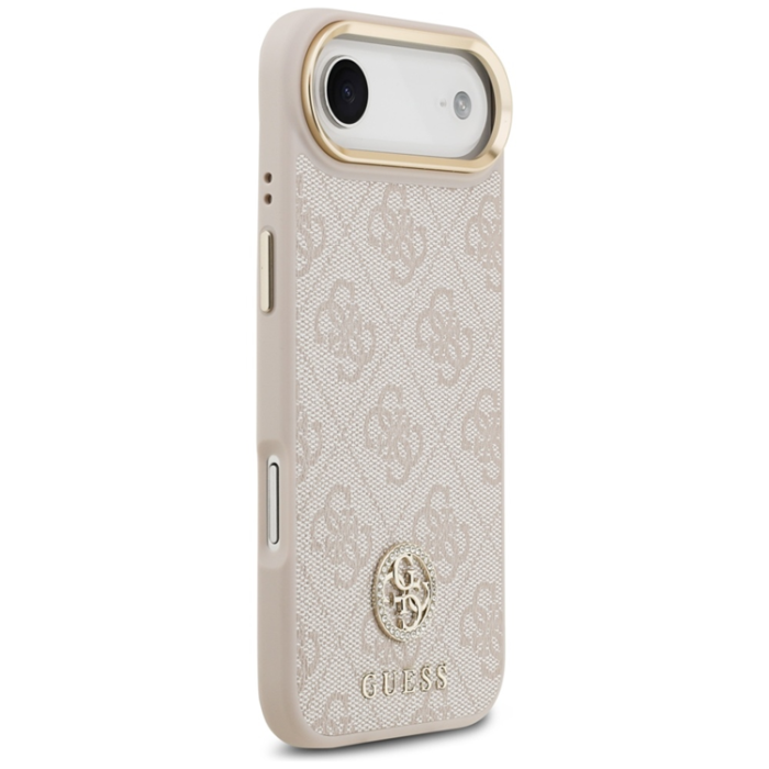 Guess - Guess iPhone 17 Air Mobilskal Magsafe Strass Logo - Rosa