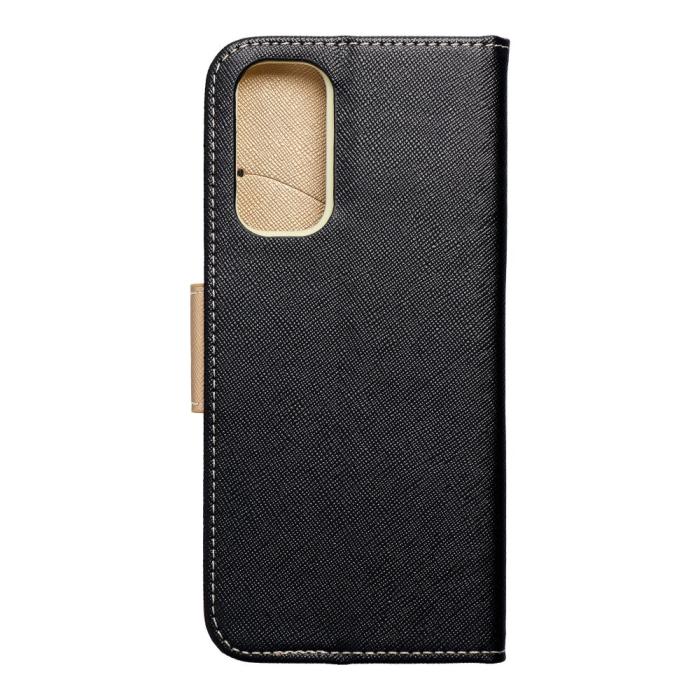 OEM - Redmi Note 11/11S Plånboksfodral Fancy Eco Läder - Svart/- Guld
