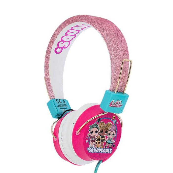 UTGATT1 - LOL Hörlurar On-Ear 100dB Squadgoals - Rosa