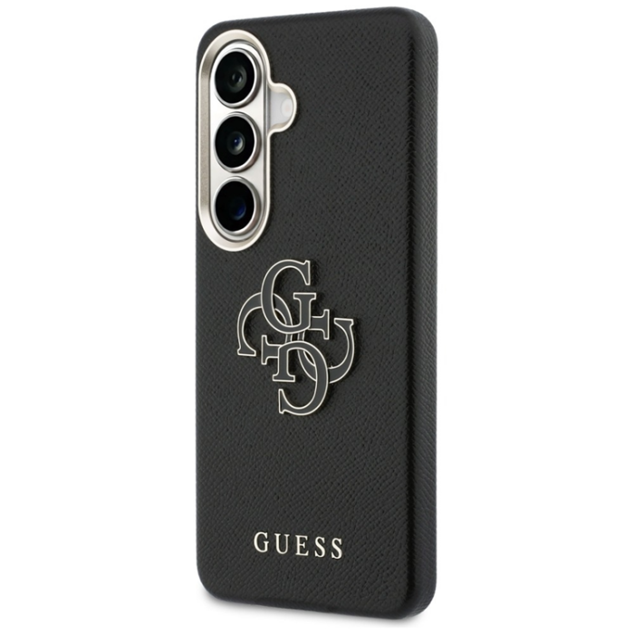 Guess - Guess Mobilskal För Galaxy S26 MagSafe Grained Big 4G Metal Logo