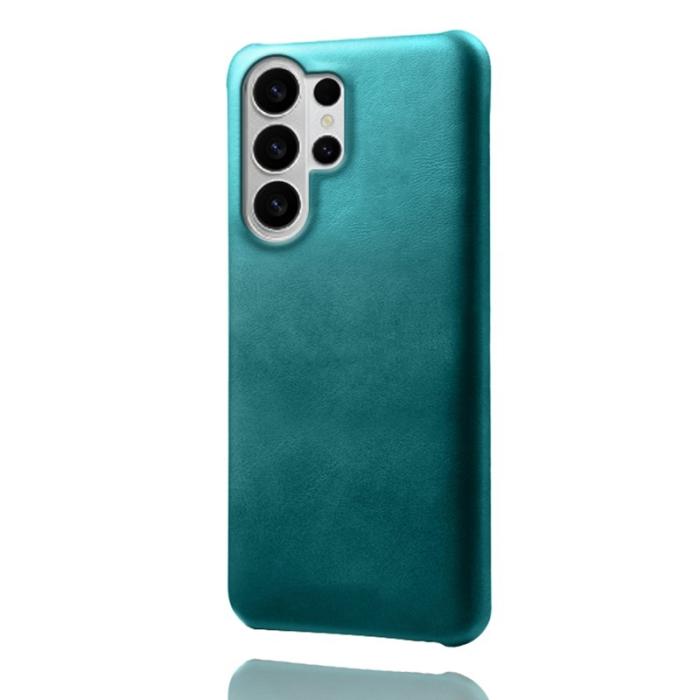 OEM - Samsung Galaxy S26 Ultra Skal Konstläder Hård PC Skydd - Grön