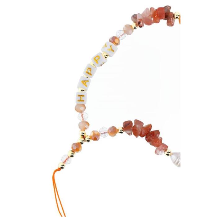 OEM - Happy Halsbandsrem för mobiler längd 44 cm - Orange