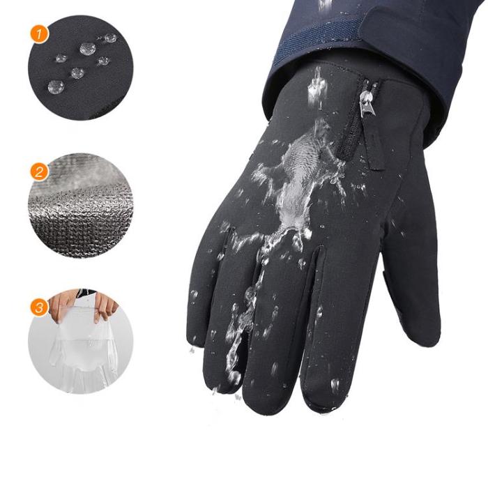 OEM - Anti-Slip Vinter Mobil Sports Touchvantar/Handskar Size L