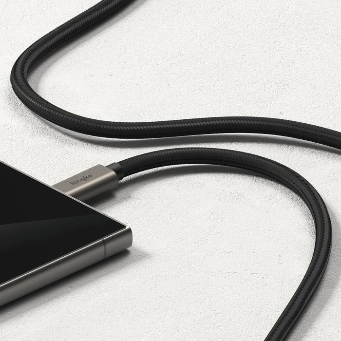 Ringke - Ringke USB-C till USB-C kabel 2m - Svart