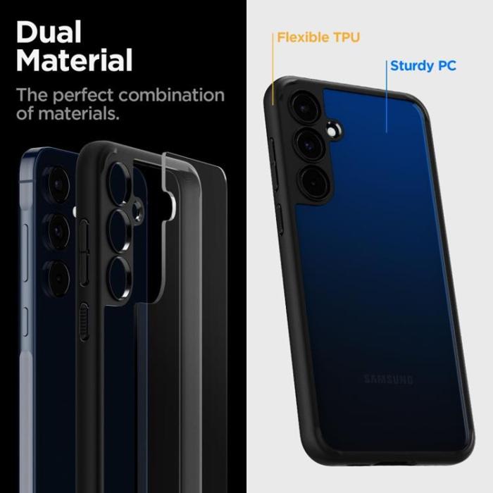 Spigen - Spigen Galaxy A55 5G Mobilskal Ultra Hybrid - Matte Svart